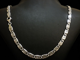 Сребърен синджир, 34.78гр. ,Бургас