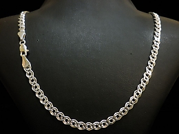 Сребърен синджир, 14.53гр. ,Бургас