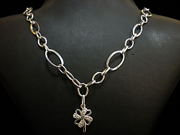 Сребърен синджир, 11.61гр. ,Бургас