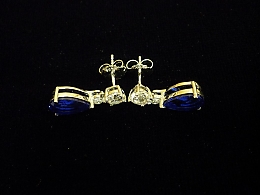 Сребърни обеци, 3.09гр. ,Бургас