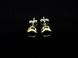 Сребърни обеци, 1.69гр. ,Бургас