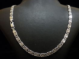 Сребърен синджир, 19.82гр. ,Бургас