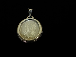 Сребърен медальон, 1.42гр. ,Бургас