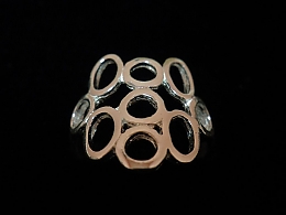 Сребърен дамски пръстен, 2.85гр. ,Бургас
