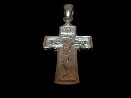 Сребърен кръст, 2.46гр. ,Бургас