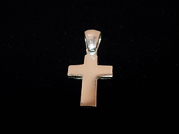 Сребърен кръст, 1.6гр. ,Пловдив