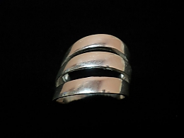 Сребърен дамски пръстен, 5.57гр. ,Карнобат