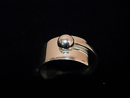 Сребърен дамски пръстен, 4.9гр. ,Бургас