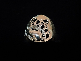 Сребърен дамски пръстен, 2.64гр. ,Карнобат