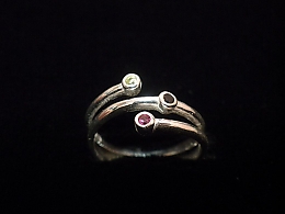 Сребърен дамски пръстен, 2.63гр. ,Бургас