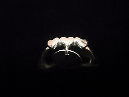 Сребърен дамски пръстен, 2.39гр. ,Бургас